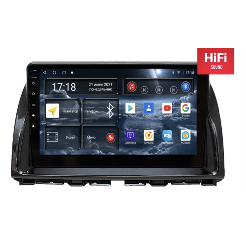 Штатная магнитола Redpower 75112 Hi-Fi 8/256 ГБ для Mazda CX-5 I 2011-2017 на Android 10.0