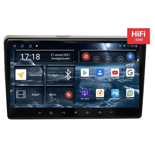 Штатная магнитола Redpower 75240 Hi-Fi 8/256 ГБ для Mitsubishi Outlander I 2002-2008 на Android 10.0