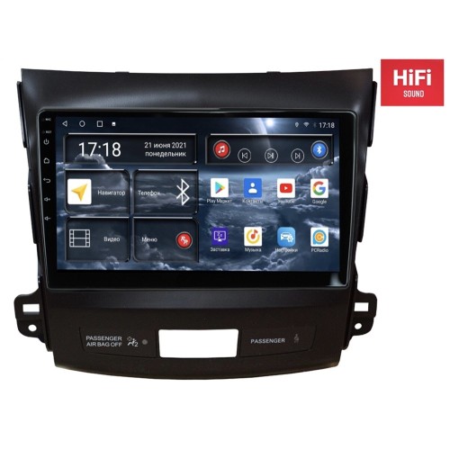 Штатная магнитола Redpower 75056 Hi-Fi 8/256 ГБ для Citroen C-Crosser 2007-2013 на Android 10.0