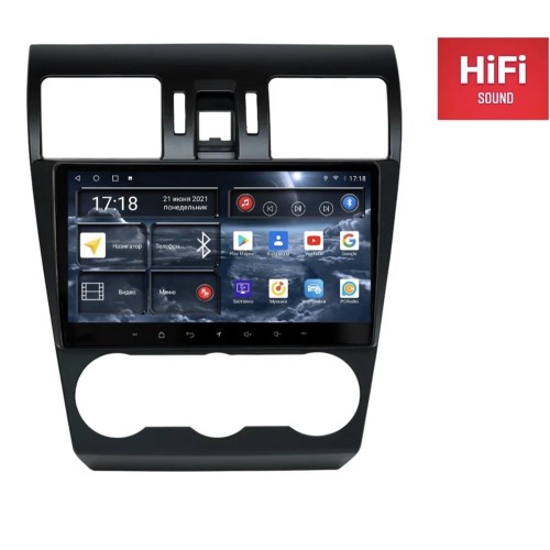 Штатная магнитола Redpower 75362 Hi-Fi 8/256 ГБ для Subaru Forester IV 2012-2014, XV I 2011-2015 на Android 10.0