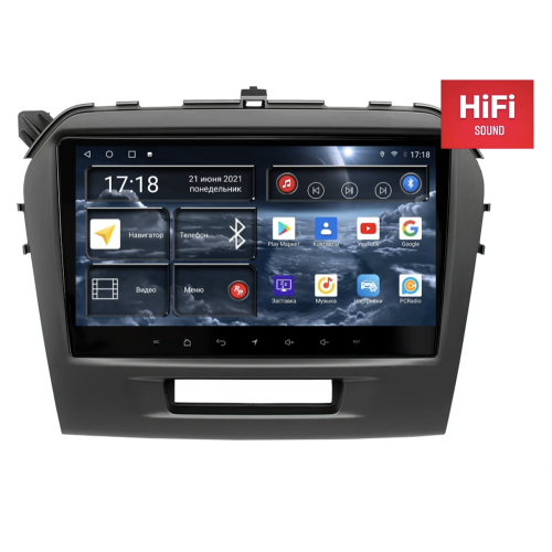Штатная магнитола Redpower 75153 Hi-Fi 8/256 ГБ для Suzuki Vitara IV 2014-2024 на Android 10.0