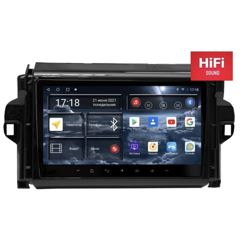 Штатная магнитола Redpower 75069 Hi-Fi 8/256 ГБ для Toyota Fortuner II (2015-2025) на Android 10.0