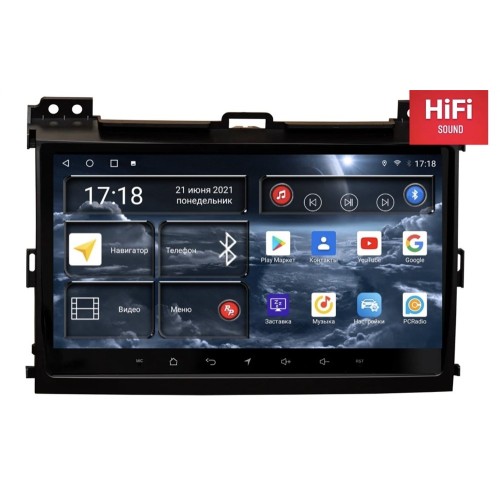 Штатная магнитола Redpower 75182 Hi-Fi 8/256 ГБ для Lexus GX 470 2002-2009 на Android 10.0