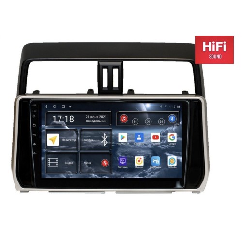 Штатная магнитола Redpower 75365 Hi-Fi 8/256 ГБ для Toyota Land Cruiser Prado 150 2017-2020 на Android 10.0