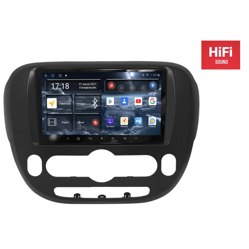 Штатная магнитола Redpower 75044 Hi-Fi 8/256 ГБ для KIA Soul II 2013-2019 на Android 10.0