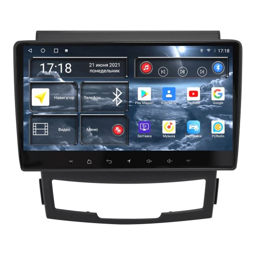Штатная магнитола Redpower 75095 Hi-Fi 8/256 ГБ для SsangYong Actyon 2010-2013 на Android 10.0