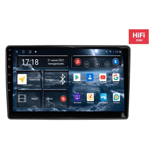 Штатная магнитола Redpower 75104 Hi-Fi 8/256 ГБ для Volkswagen Universal до 2017 на Android 10.0