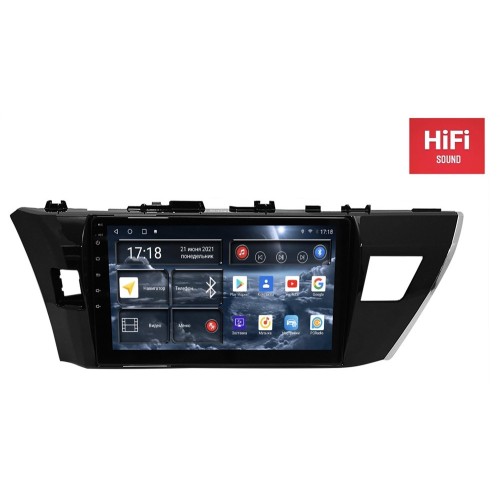 Штатная магнитола Redpower 75166 Hi-Fi 8/256 ГБ для Toyota Corolla 2012-2016 E180 (дорестайл) на Android 10.0