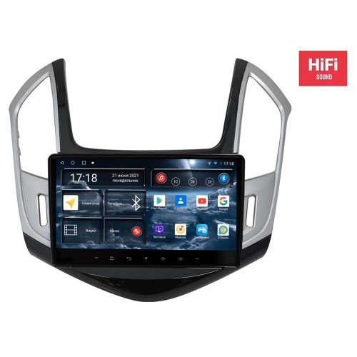 Штатная магнитола Redpower 75048GS Hi-Fi 8/256 ГБ для Chevrolet Cruze 2012-2015 глянец с серебром на Android 10.0