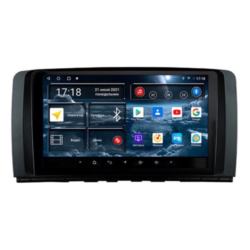 Штатная магнитола Redpower 75169M Hi-Fi 8/256 ГБ для Mercedes R-class матовая на Android 10.0