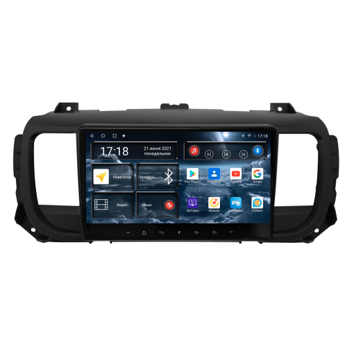 Штатная магнитола Redpower 75075 Hi-Fi 8/256 ГБ для Peugeot Traveller 2016-2024 на Android 10.0