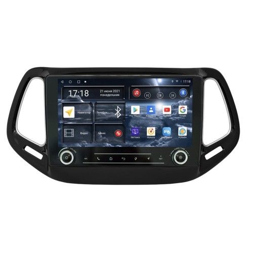 Штатная магнитола Redpower K75315 Hi-Fi 8/256 ГБ для Jeep Compass II 2017-2024 на Android 10.0