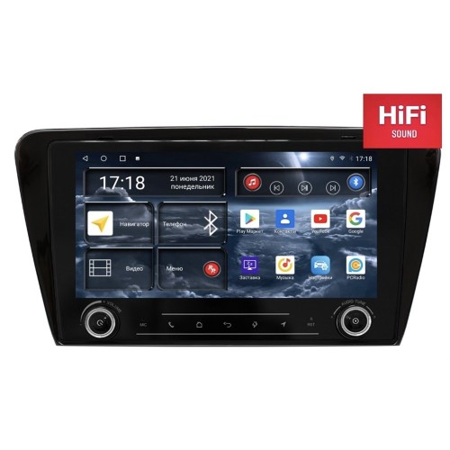 Штатная магнитола Redpower K75007 Hi-Fi 8/256 ГБ для Skoda Octavia III (A7) 2013-2018 на Android 10.0