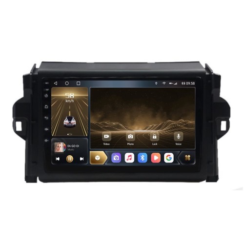 Штатная магнитола CarMedia OL-9699-K3 для Toyota FORTUNER 2015-2025 на Android 10.0