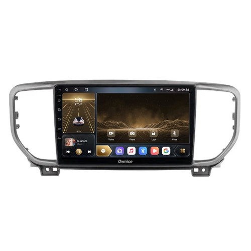 Штатная магнитола CarMedia OL-9780-2-I для Kia Sportage IV 2018-2022 черная на Android 10.0