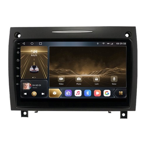 Штатная магнитола CarMedia OL-9988-J для Mercedes SLK-klasse II (R171) 2004-2011 на Android 10.0
