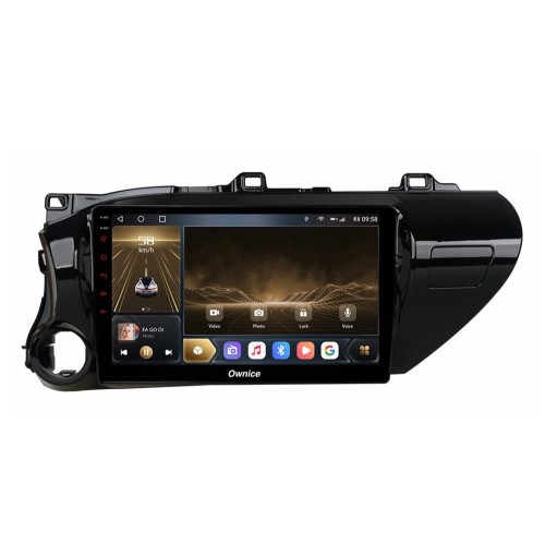 Штатная магнитола CarMedia OL-1686-J для Toyota Hilux VIII 2015-2020 на Android 10.0