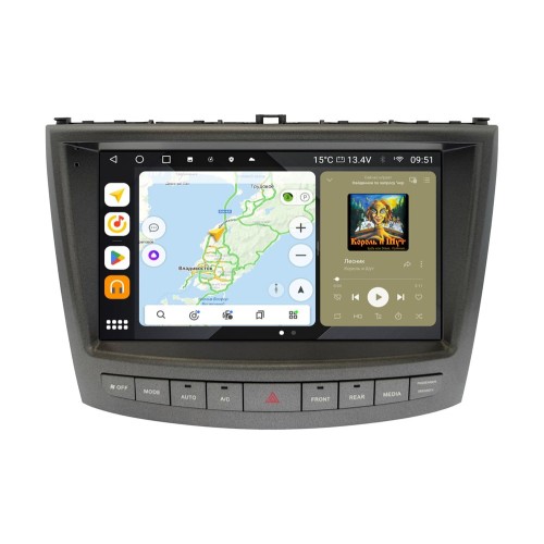 Wide Media MT1325QT-2/32 для Lexus IS II 2005-2013 тип B на Android 10.0