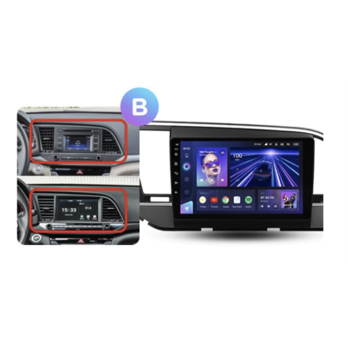 Штатная магнитола Teyes CC3 2K 4/64 ГБ для Hyundai Elantra VI (AD) 2016-2019 на Android 10.0