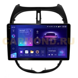 Штатная магнитола Teyes CC3 2K 4/64 ГБ для Peugeot 206 1998-2012 на Android 10.0
