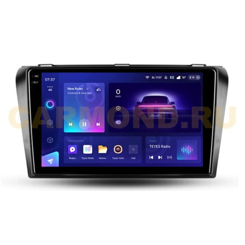 Штатная магнитола Teyes CC3 2K 4/64 ГБ для Mazda 3 BK 2003-2009 на Android 10.0