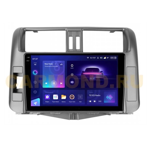 Штатная магнитола Teyes CC3 2K 4/64 ГБ для Toyota Land Cruiser Prado 150 2009-2013 на Android 10.0