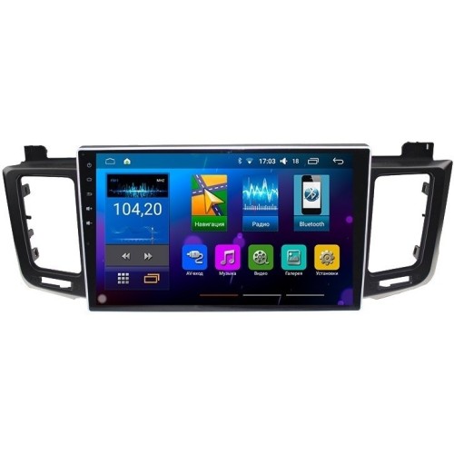 Штатная магнитола для Toyota RAV4 2013+ LeTrun 1531 Android 5.1.1 Intel SoFIA экран 10,2 дюйма