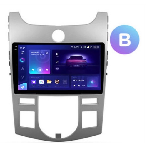 Штатная магнитола Teyes CC3 2K 4/64 ГБ для Kia Cerato II 2009-2013 для авто с климатом на Android 10.0