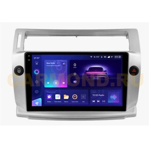 Штатная магнитола Teyes CC3 2K 4/64 ГБ для CITROEN C4 2004-2011 на Android 10.0