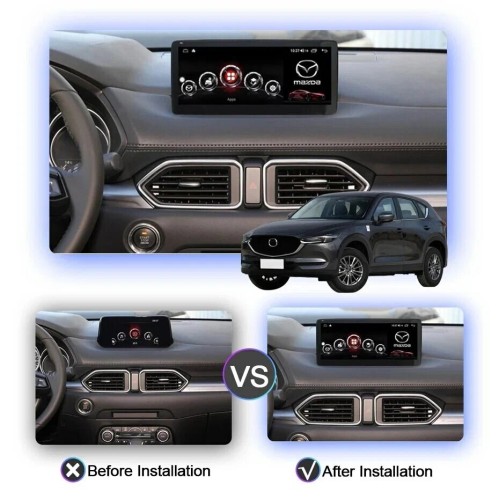 Штатная магнитола CarMedia HP-M1212 для Mazda CX-5 II 2018-2022 на Android 12.0