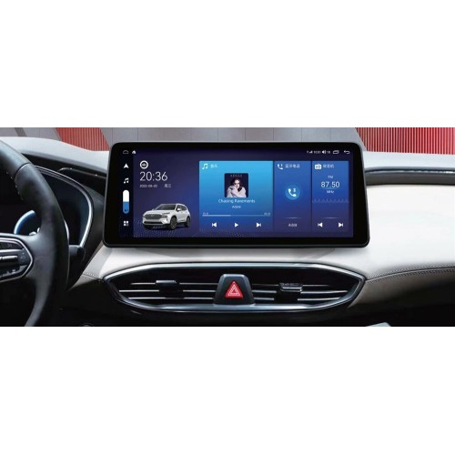 Штатная магнитола CarMedia HP-H1201 для Hyundai Santa Fe IV 2018-2021 на Android 12.0