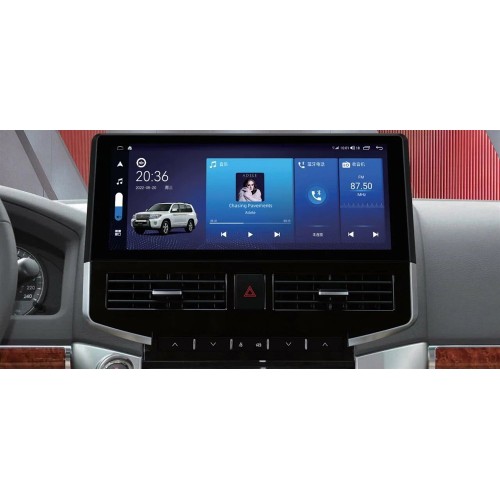 Штатная магнитола CarMedia HP-T1501 для Toyota Land Cruiser 200 2007-2015 (без отдельного экрана климата) top на Android 12.0
