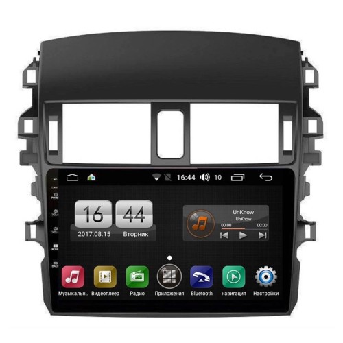 Магнитола FARCAR LX063R (S195) для Toyota Corolla E140, E150 2006-2013 на Android 8.1