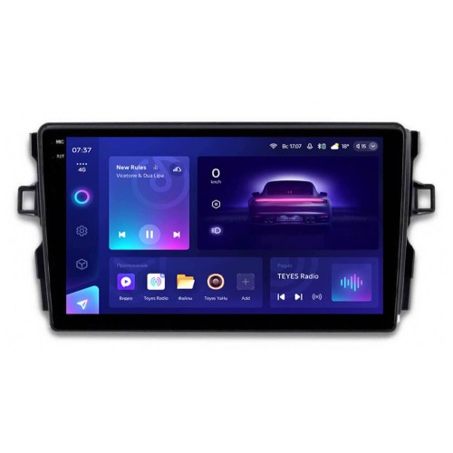 Штатная магнитола Teyes CC3 2K 4/64 ГБ для Toyota Auris I (E150) 2006-2012 на Android 10.0