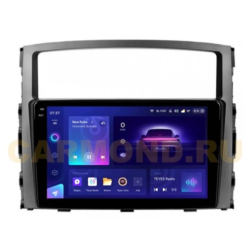 Штатная магнитола Teyes CC3 2K 6/128 ГБ для Mitsubishi Pajero IV 2006-2019 на Android 10.0