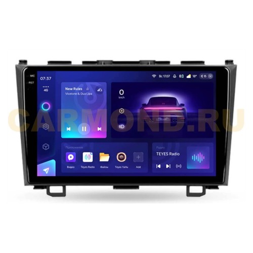 Штатная магнитола Teyes CC3 2K 6/128 ГБ для Honda CR-V 2007-2012 на Android 10.0