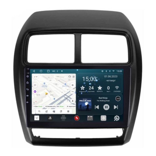 Штатная магнитола Redpower 71226 Slim для Mitsubishi ASX 2019-2022 на Android 10.0