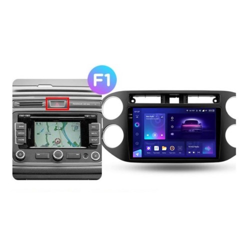 Штатная магнитола Teyes CC3 2K 6/128 ГБ для Volkswagen Tiguan 2007-2016 на Android 10.0