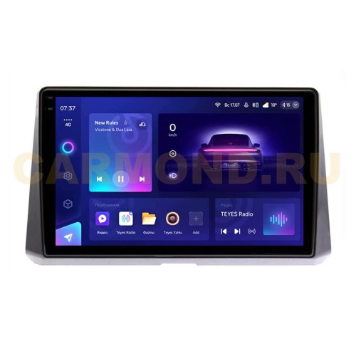 Штатная магнитола Teyes CC3 2K 6/128 ГБ для Toyota Corolla XII 2019-2025 на Android 10.0