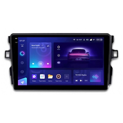 Штатная магнитола Teyes CC3 2K 6/128 ГБ для Toyota Auris I (E150) 2006-2012 на Android 10.0