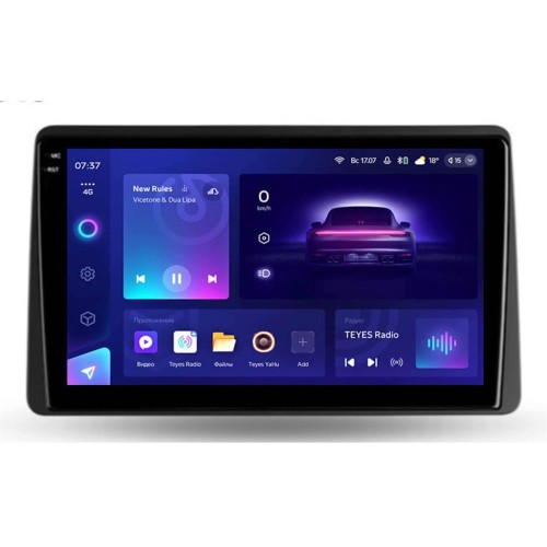 Штатная магнитола Teyes CC3 2K 6/128 ГБ для Renault Duster 2020+ на Android 10.0
