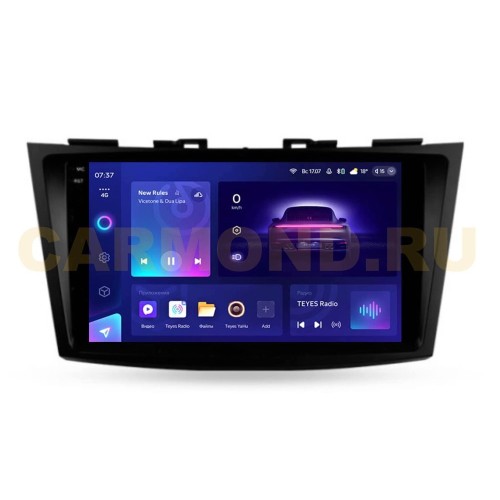 Штатная магнитола Teyes CC3 2K 6/128 ГБ для Suzuki Swift IV 2011-2017 на Android 10.0