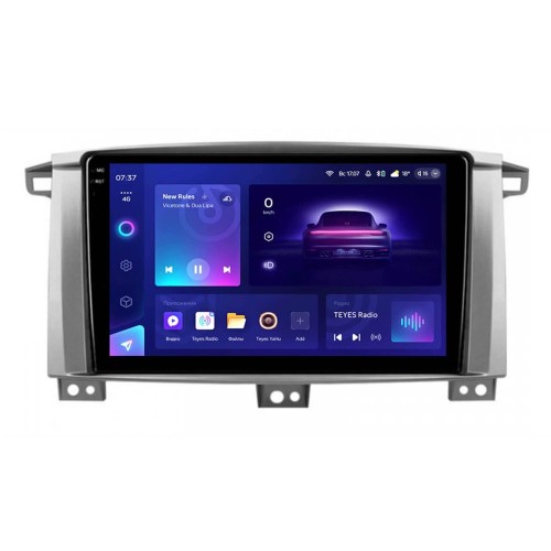 Автомагнитола Teyes CC3 2K 6/128 ГБ для Toyota Land Cruiser 100 2002-2007 на Android 10.0