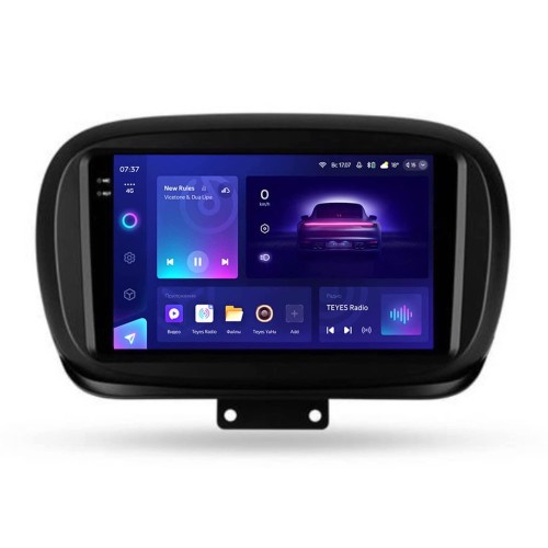 Штатная магнитола Teyes CC3 2K 6/128 ГБ для Fiat 500x 2014-2019 на Android 10.0
