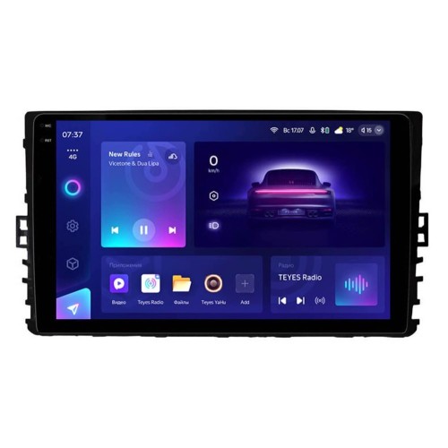 Штатная магнитола Teyes CC3 2K 6/128 ГБ для Volkswagen 2017+ на Android 10.0