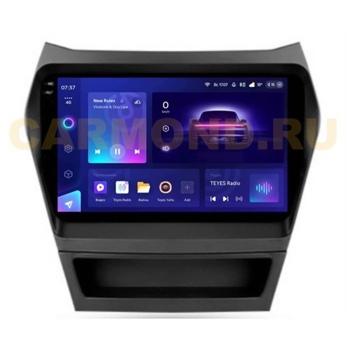 Штатная магнитола Teyes CC3 2K 6/128 ГБ для Hyundai Santa Fe III 2012-2019 на Android 10.0