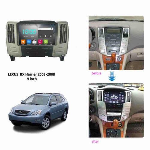 Штатная магнитола CarMedia SF-9278-F для Lexus RX 2004-2009 на Android 10.0