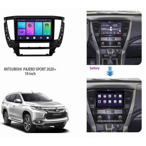 Штатная магнитола CarMedia SF-1038-F для Mitsubishi Pajero Sport 2020+ на Android 10.0