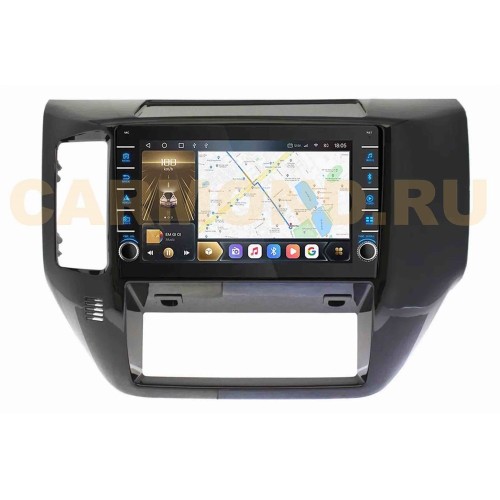 Штатная магнитола CarMedia SF-9270-Q (с кнопками) для Nissan Patrol 2004-2010 (черный/дерево) на Android 10.0