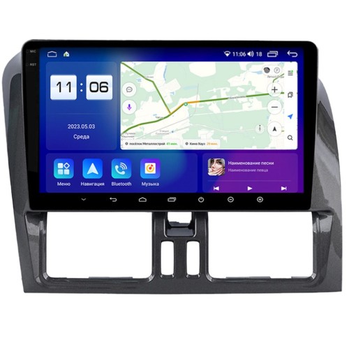 Штатная магнитола Parafar для Volvo XC60 2008-2013 (экран 2K) на Android 11.0 (PF189U2K)